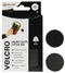 VELCRO VEL-EC60248 45mm Black Heavy Duty Stick On Hook & Loop Circular Adhesive Pads - Pack of 6