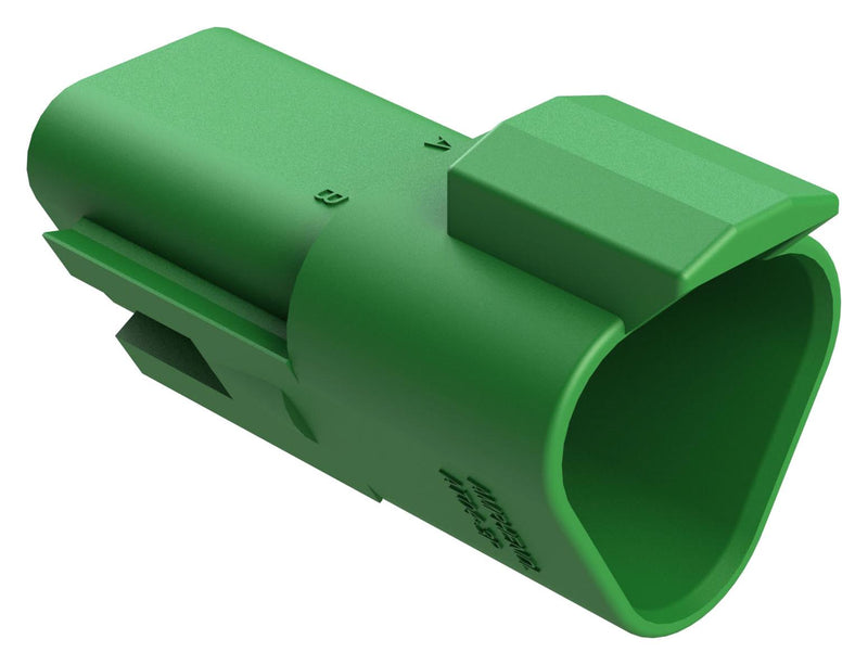 Amphenol SINE/TUCHEL AT04-3P-GRN AT04-3P-GRN Automotive Housing Rcpt 3POS 13A GRN