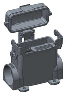 TE Connectivity T1629101225-000 T1629101225-000 Heavy Duty Connector Base Bulkhead Mount Side Entry Aluminium Alloy Body 1 Lever