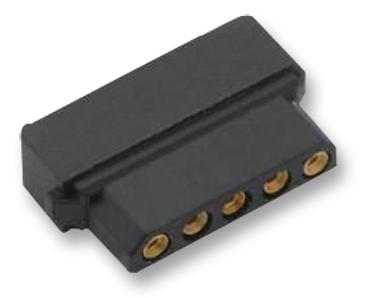 HARWIN M80-8980605 Wire-To-Board Connector, Single In Line, 2 mm, 6 Contacts, Receptacle, Datamate L-Tek M80 Series