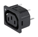 Schurter 3-101-686 Power Entry Connector 6600-5 Series Receptacle 250 VAC 10 A Panel Mount Through Hole