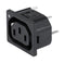 Schurter 3-101-686 Power Entry Connector 6600-5 Series Receptacle 250 VAC 10 A Panel Mount Through Hole