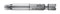 Wiha 32496 Hex Driver Bit Pozidriv Slotted PZ2 50 mm Length