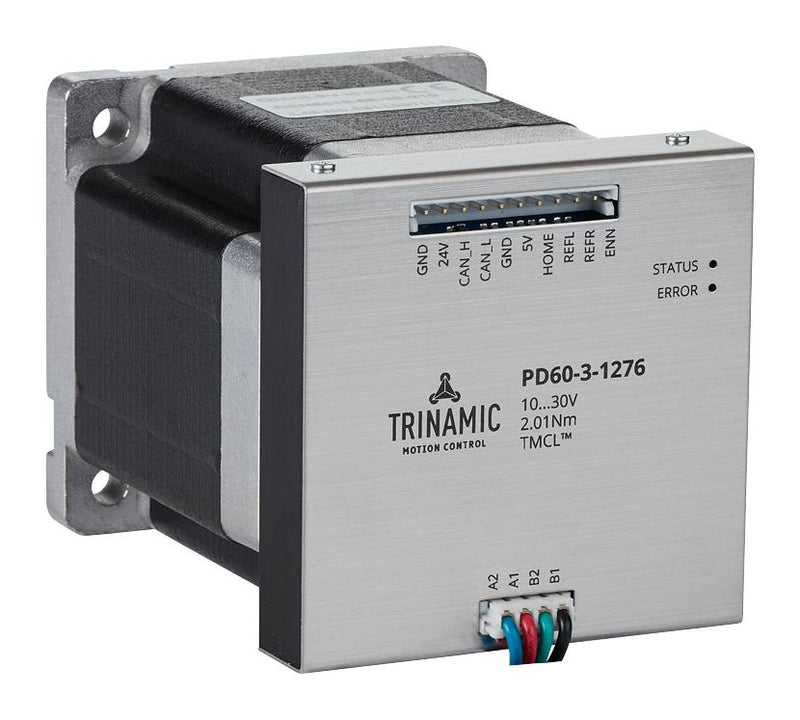 Trinamic PD60-3-1276-CANOPEN Stepper Motor Bipolar 2.1 N-m 2.8 A Single Phase 1.2 ohm 4.6 mH