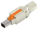 TE Connectivity 2350304-1 Modular Connector Plug 1 x (Port) 8P4C Cat5e Cable Mount