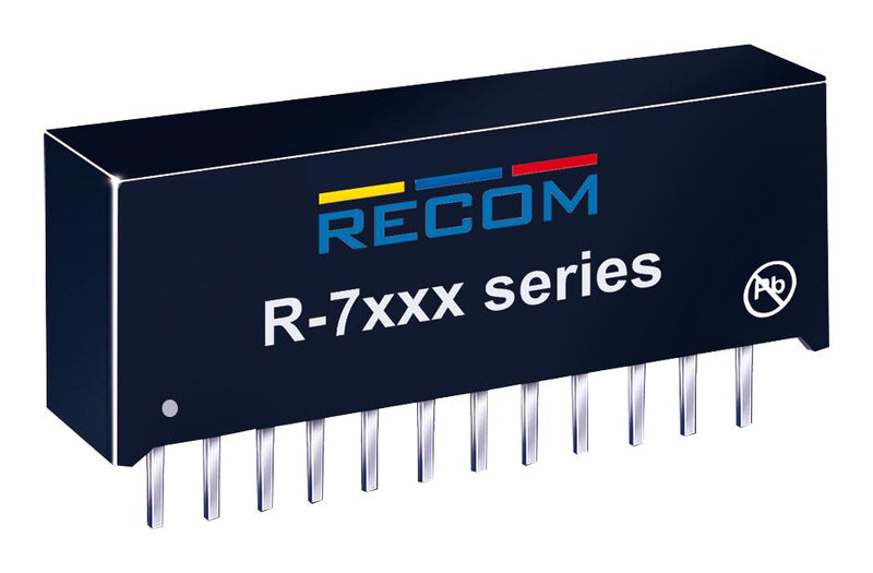 Recom Power R-735.0D Non Isolated POL DC/DC Converter 16.5 W 3 V 5.5 A Adjustable SIP