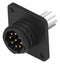 TE Connectivity 2387134-2 2387134-2 CIR Cable RCPT-FREE END STD 9P 1M