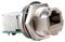 Multicomp PRO MP002459 Modular Connector RJ45 Jack 1 x (Port) 8P8C Cat5e IP68 Panel Mount