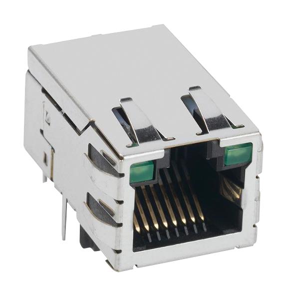 BEL Magnetic Solutions SI-51005-F Modular Connector RJ45 Jack 1 x (Port) 8P8C Cat5e Through Hole Mount New