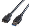 Roline 11.02.8875 USB Cable Type A Plug Micro B 2 m 6.6 ft 3.0 Black
