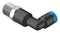 Festo QSLL-1/4-6 Pneumatic Fitting Push-In L-Fitting R1/4 14 bar 6 mm PBT (Polybutylene Terephthalate) Qsll