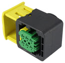 TE Connectivity 3-1418469-1 3-1418469-1 Automotive Connector Housing Black Heavy Duty Sealed Series Receptacle 6 Ways