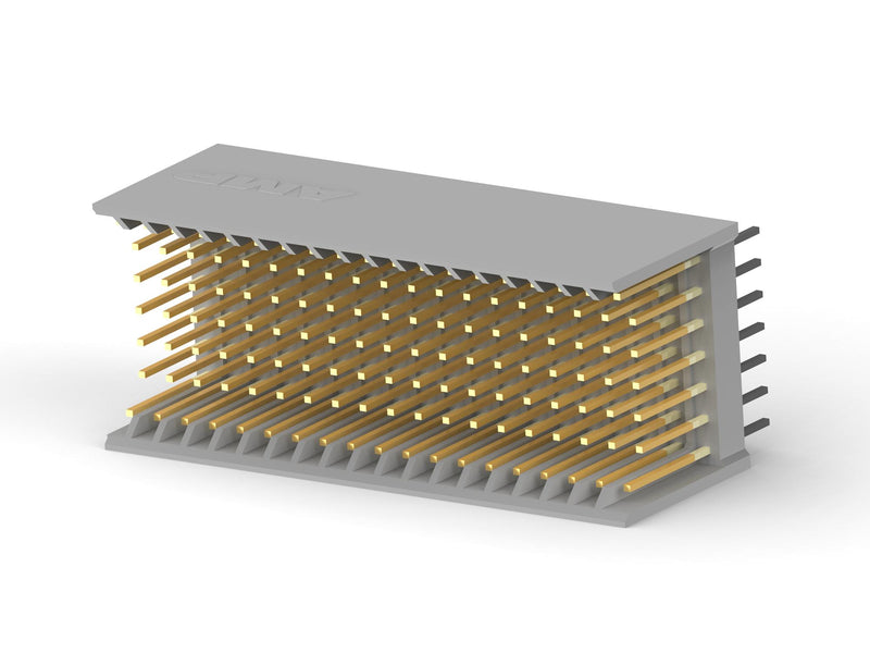 AMP - TE Connectivity 5352033-1 Connector Z-PACK Series 133 Contacts 2 mm Header Through Hole 7 Rows
