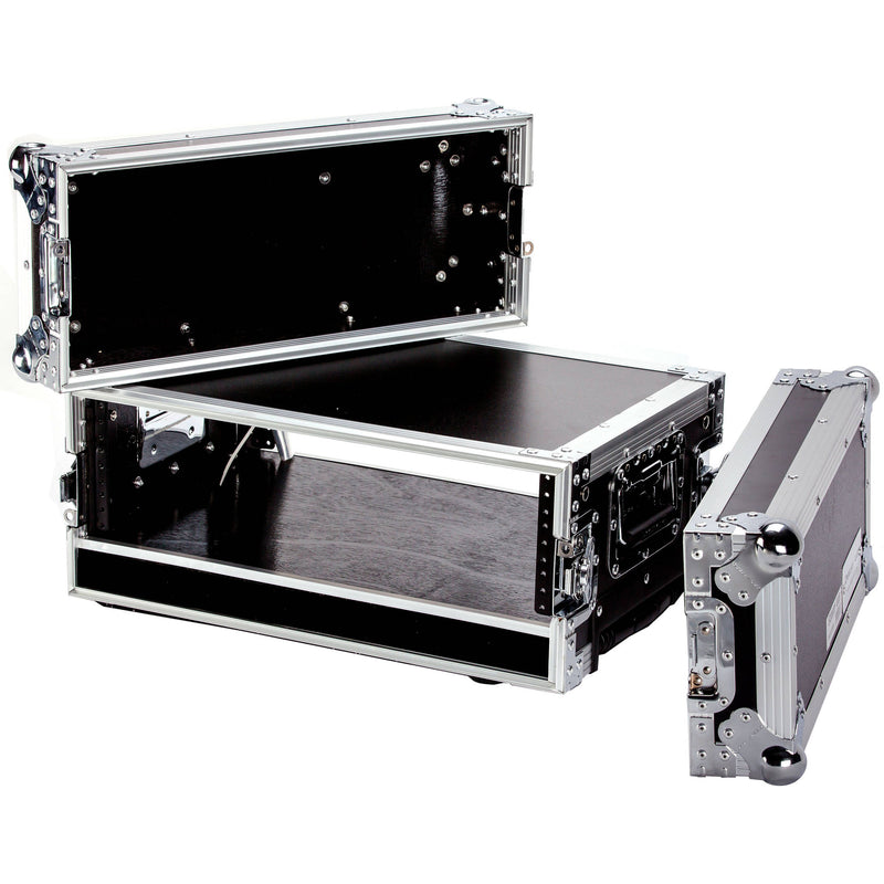 DeeJay LED 3 RU Effect Deluxe Case with Pull-Out Handle and Wheels (14" Deep)