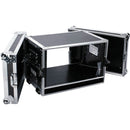 DeeJay LED 6 RU Effect Deluxe Case with Pull-Out Handle and Wheels (14" Deep)