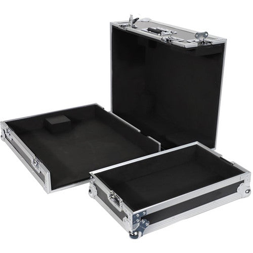 DeeJay LED Fly Drive Case for Yamaha QL1 32CH Digital Mixing Console with Wheels (Black)