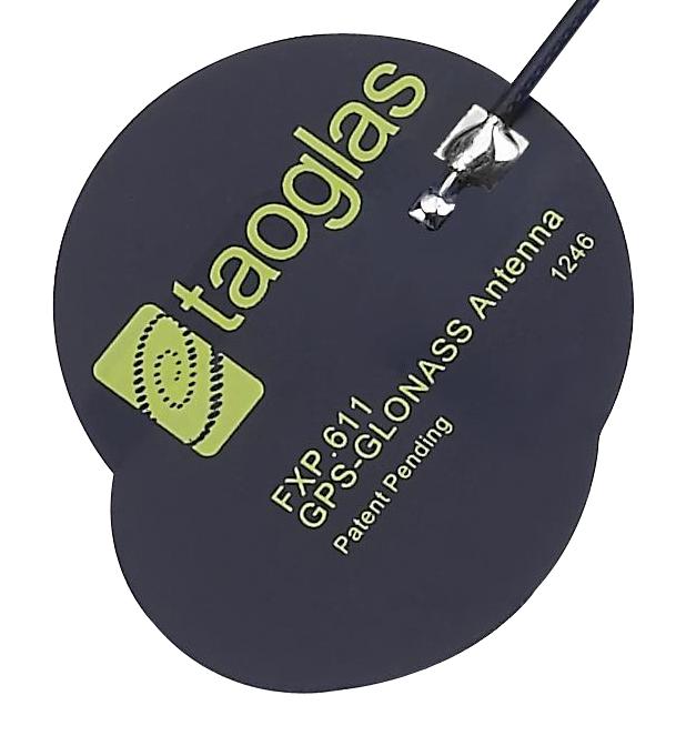 Taoglas FXP611.07.0092C PCB Antenna 1.559GHz to 1.61GHz 1.2 Vswr 3dBi Gain 50ohm Linear Polarisation Adhesive