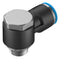Festo QSLV-G1/4-10 Pneumatic Fitting Push-In L-Fitting G1/4 14 bar 10 mm PBT (Polybutylene Terephthalate) Qslv