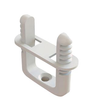 Essentra Components D-1.5 D-1.5 Wire Saddle Screw Nylon 6.6 Natural