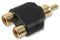 PRO Signal PS000172 RCA Pass Through Audio Module Adapter / Phono Plug Receptacle x 2