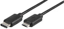 PRO Signal PSG91207 PSG91207 USB Cable Type C Plug to Micro B 1 m 3.28 ft 2.0 Black