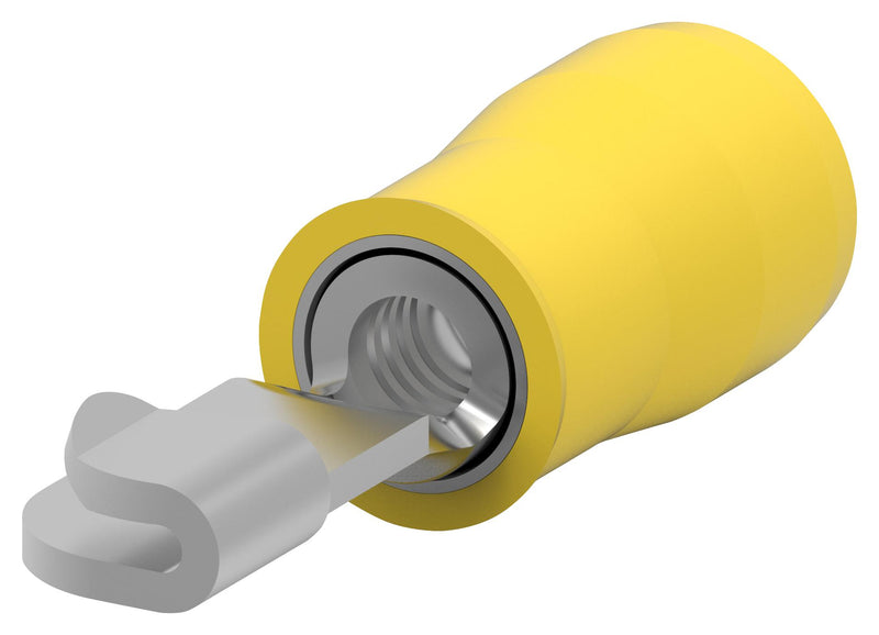 AMP - TE Connectivity 35762 35762 Wire Splice Pidg Crimp 12 AWG 10 6.64 mm&Acirc;&sup2; Knife Disconnect