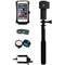 DiCAPac DRS-C2 Floating Monopod Bundle with Bluetooth 4.0 Remote Control for 5.7" Smartphone