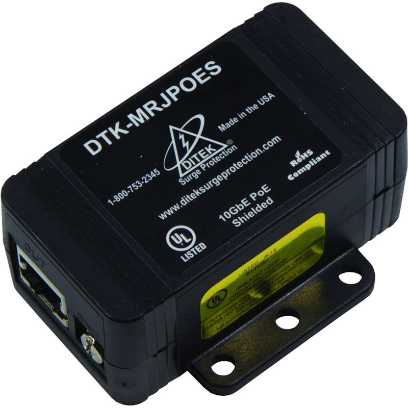 DITEK DTK-MRJPOES Shielded PoE Surge Protection