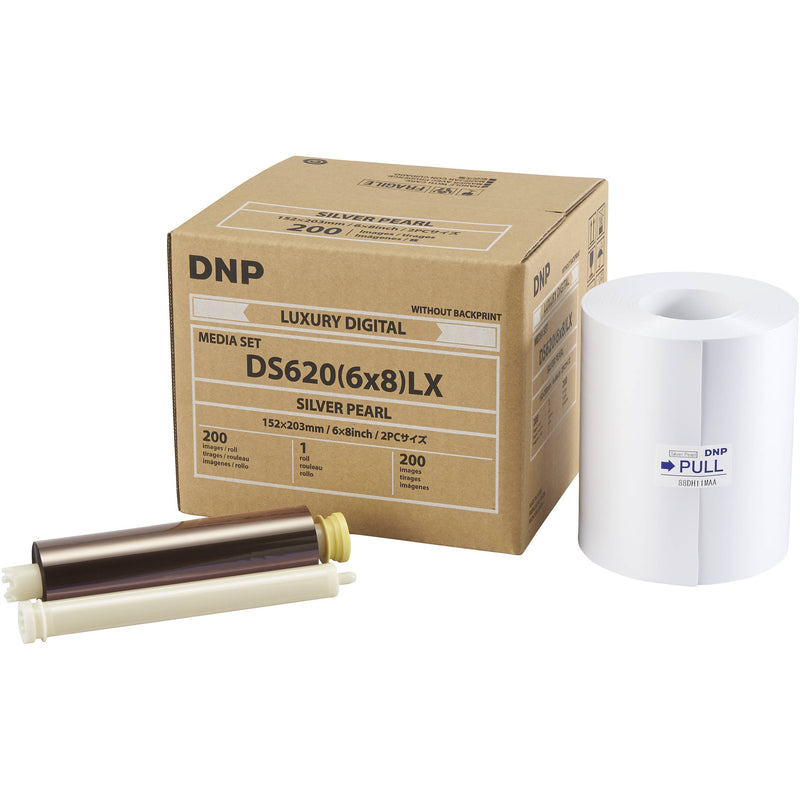 DNP 6 x 8" Silver Pearl Luxury Media Set for DS620A Printer