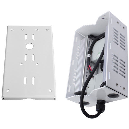 Dotworkz 12V Outdoor Pole-Mount Power-Pack Kit with Back Bracket for D2 Cooldome Camera Enclosure