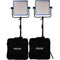 Dracast LED1000 Pro Bi-Color LED 2-Light Kit with Stands and V-Mount Battery Plates
