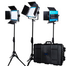 Dracast X-Series 500 Bi-Color 3-LED Panel Kit with Hard Case