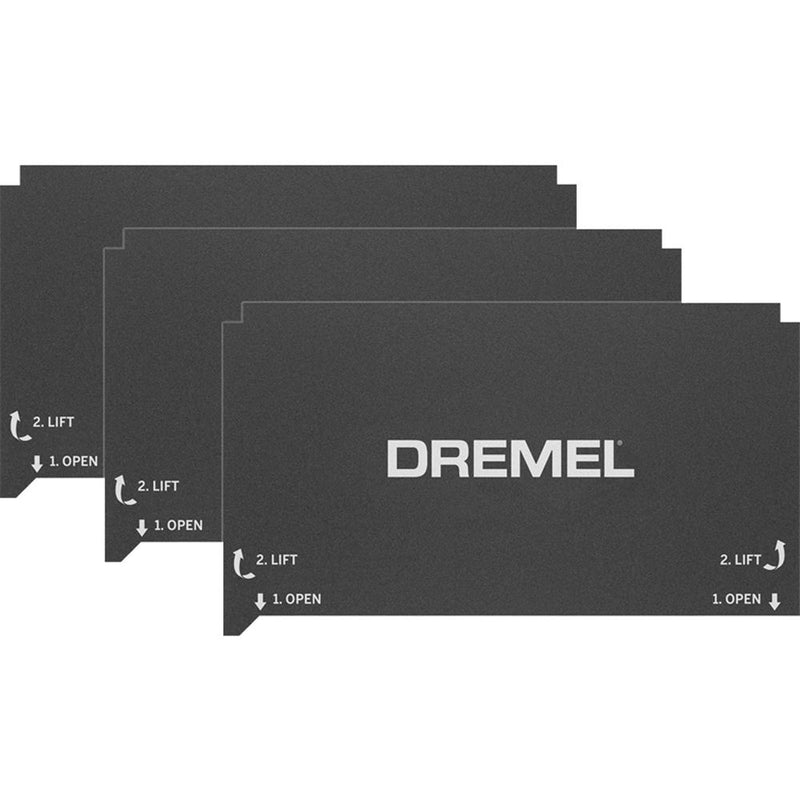 Dremel 3D FLEX Build Sheet for 3D40 FLEX 3D Printer (3-Pack)