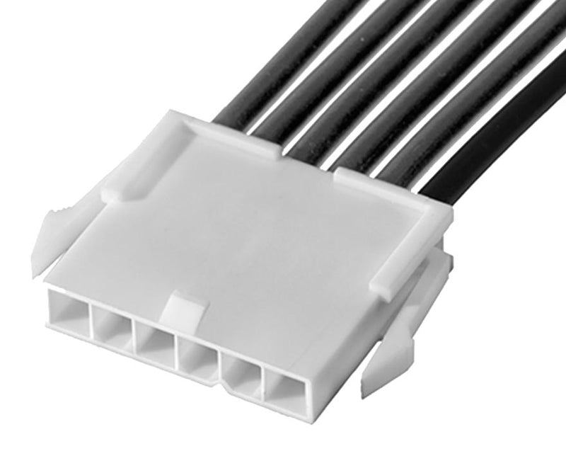 Molex 215320-2063 Cable Assembly Mini-Fit Jr. Receptacle to 6 Ways 4.2 mm 1 Row 600