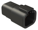 Amphenol SINE/TUCHEL ATP04-4P-BLK ATP04-4P-BLK Automotive Housing Rcpt 4POS 25A