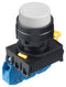 Idec YW1B-A2E10W Pushbutton Switch On-Off SPST-NO 120 V 10 A Screw