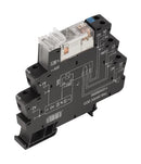 WEIDMULLER 1123490000 Power Relay, DPDT, 24 VDC, 8 A, TERMSERIES, DIN Rail