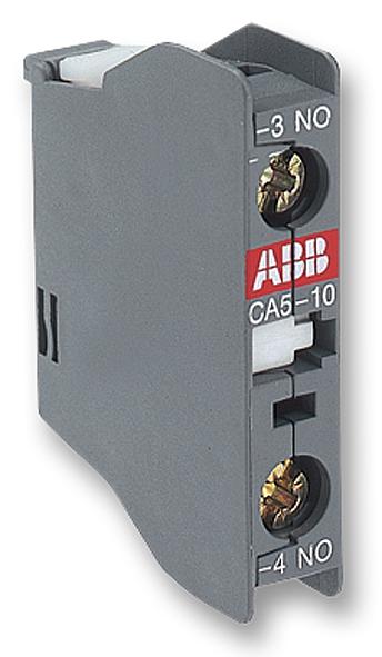 ABB CAL5-11 Contact Block, Side, 1NO/1NC, 6 A, 690 V, 1 Pole, Screw Clamp