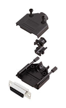 Amphenol ICC (COMMERCIAL PRODUCTS) L17DTPK-P-15+L77SDA15S D Sub Connector W/ Backshell 15 Contacts Receptacle Solder DA DTPK-P Series Steel Body