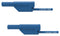 Schutzinger DI VSFK 8700 / 2.5 200 BL DI Vsfk BL Test Patch Lead Banana&nbsp; 4mm Stackable Banana Plug Shrouded
