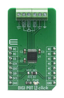 Mikroelektronika MIKROE-4110 Click Board Digi POT 6 Digital Potentiometer MCP41HV51 SPI Mikrobus 3.3 V/5 V