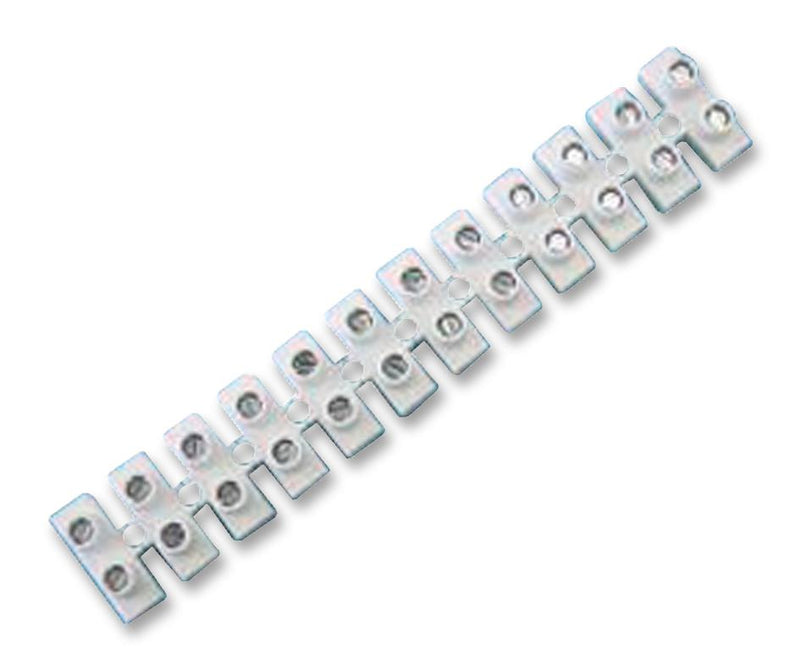 HYLEC HYKS-07612PP Panel Mount Barrier Terminal Block, 2 Row, 12 Ways, 14.5 mm, 76 A