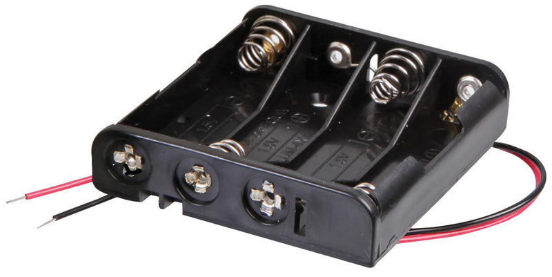Multicomp PRO MP006847 Battery Holder 4 x AAA Wire Lead