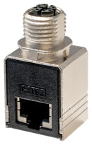 TUK SGM1290 SGM1290 Connector Adapter Right Angle Cat6A X Coded M12 8 Ways Receptacle RJ45 New