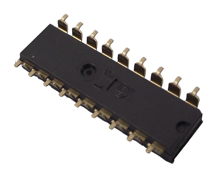 Omron Electronic Components A6S-9104-H A6S-9104-H DIP SW Spst 9POS 0.025A 24VDC SMD New