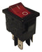 Bulgin Limited H8553VBNAM Rocker Switch ON-OFF Dpst RED Illum