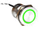 Bulgin MC19MOSGR Vandal Resistant Switch Dpdt Natural MC Series Off-(On) Green Red Wire Leaded