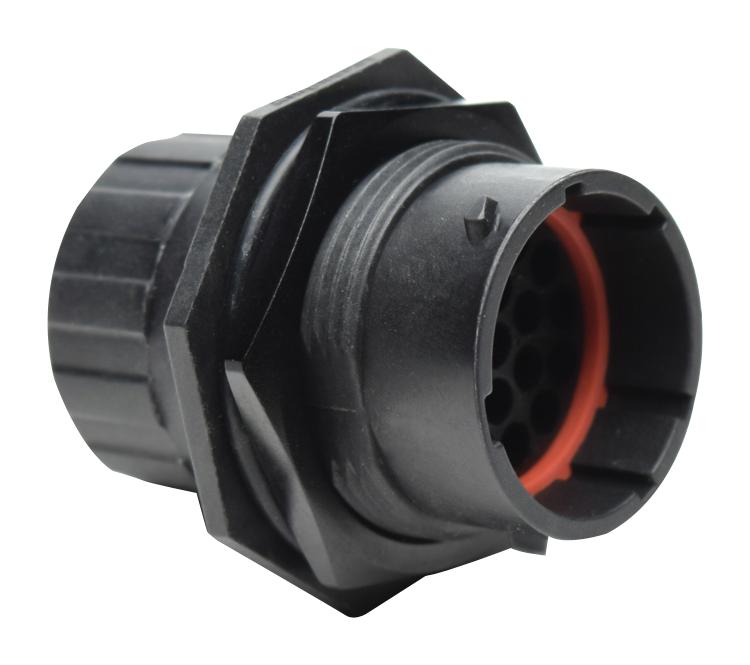 Amphenol SINE/TUCHEL RTS716N19PHEC03 Circular Connector Rcpt 19POS JAM NUT