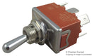 PANASONIC ELECTRIC WORKS T215N-AULF Toggle Switch, Standard Type, DPDT, Non Illuminated, On-On, T-15 Series, Panel, 15 A