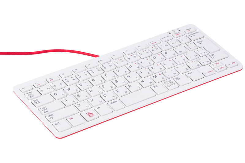 RASPBERRY-PI RPI-KEYB (JP)-RED/WHITE RPI-KEYB (JP)-RED/WHITE Raspberry Pi Keyboard Red/White - Japan